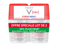 VICHY ANTIPERSPIRANT ROLL-ON 72H STRESS RESIST 2X50ML