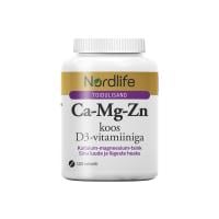 NORDLIFE CA-MG-ZN VITAMIIN D3 TBL N100