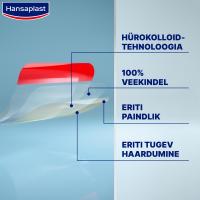 HANSAPLAST SECOND SKIN PROTECTION HÜDROKOLLOIDPLAASTER N6