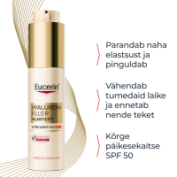 EUCERIN HYALURON-FILLER+ ELASTICITY PÄEVAKREEM SPF50 50ML