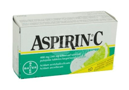 ASPIRIN-C KIHISEV TBL. 400MG+240MG N10