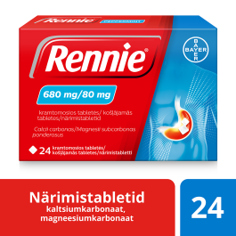 RENNIE NÄRIMISTABLETT 680MG+80MG N24