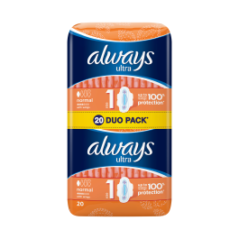 ALWAYS ULTRA HÜGIEENILINE SIDE NORMAL PLUS DUO N20