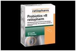 PROBIOTICS+B RATIOPHARM CAPS 390MG N30