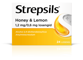 STREPSILS HONEY & LEMON LOSENG 0.6MG+1.2MG N24