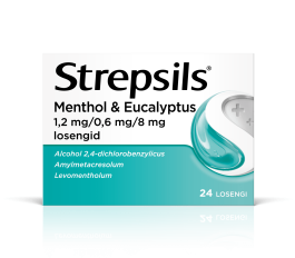 STREPSILS MENTHOL & EUCALYPTUS LOSENG 0.6MG+1.2MG+8MG N24