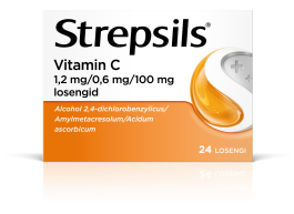 STREPSILS VITAMIIN C LOSENG 0.6MG+1.2MG+100MG N24