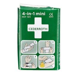 CEDERROTH 4IN1 ESMAABISIDE VÄIKE HAAVAPADJAGA STERIILNE