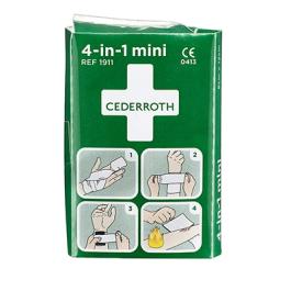 CEDERROTH 4IN1 ESMAABISIDE VÄIKE HAAVAPADJAGA STERIILNE