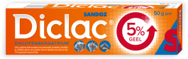 DICLAC 5% GEEL 50MG 1G 50G N1