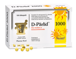 D-PÄRLID 1000 ÕLIKAPSLID 25MCG N120
