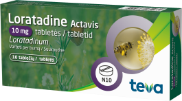 LORATADINE ACTAVIS TBL 10MG N10