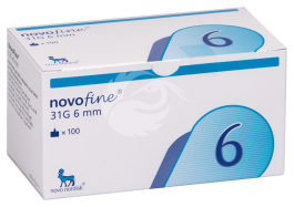 NOVOFINE 0.25 X 6 MM - 31G N100