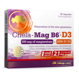 OLIMPLABS CHELA-MAG B6+D3 KAPSLID N30