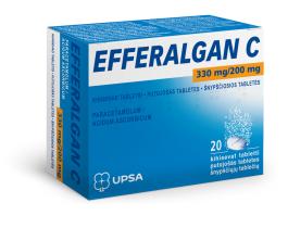 EFFERALGAN C KIHISEV TBL. 330MG+200MG N20