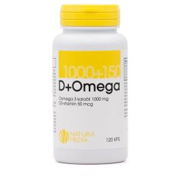 NM OMEGA-3 KALAÕLI 1000MG + VITAMIIN D 50MCG KAPSLID N120