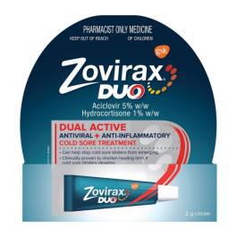 ZOVIRAX DUO KREEM 50MG+10MG 1G 2G N1