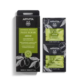 APIVITA EXPRESS NÄOKOORIJA OLIIVIDEGA 8+8ML N1