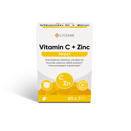 LIVSANE VITAMIIN C+TSINK TBL PIKATOIMELINE N60