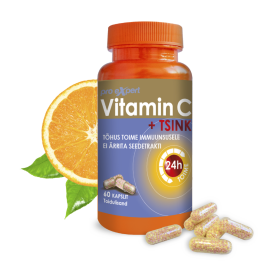 PRO EXPERT VITAMIIN C+TSINK KAPSLID N60
