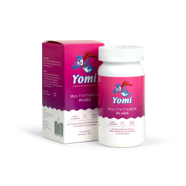 YOMI MULTIVITAMIIN PLUSS VIINAMARJAMAITSELINE KARUKE N60