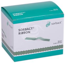 SORBACT HAAVATAMPOON 2X50CM ANTIMIKROOBNE STERIILNE N10
