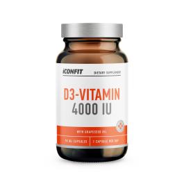 ICONFIT VITAMIIN D3 4000IU ÕLIKAPSLID N90