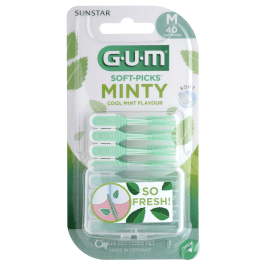 GUM HAMBAVAHEHARJAD SOFT-PICKS COMFORT FLEX MEDIUM MINT N40