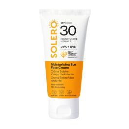 SOLERO PÄIKESEKAITSEKREEM SPF30 NÄOLE NIISUTAV 50ML