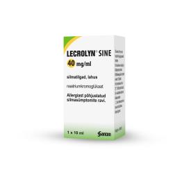 LECROLYN SINE SILMATILGAD LAHUS 40MG 1ML 10ML N1