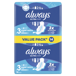 ALWAYS ULTRA DAY HÜGIEENILINE SIDE SUPER PLUS DUO N14
