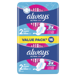 ALWAYS ULTRA HÜGIEENILINE SIDE SUPER PLUS N16