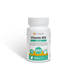 LIVSANE VITAMIIN B12 TBL 1000MCG N100