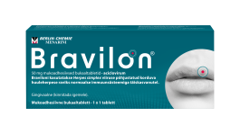 BRAVILON MUKOADHESIIVNE BUKAALTABLETT 50MG N1