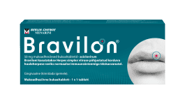 BRAVILON MUKOADHESIIVNE BUKAALTABLETT 50MG N1