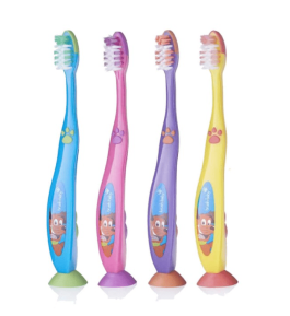 BRUSH-BABY HAMBAH.FLOSSBRUSH LASTELE (6+) ERINEVAD VÄRVID N1