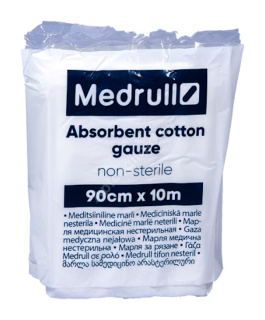 MEDRULL MEDITSIINILINE MARLI 90CMX10M MITTESTERIILNE