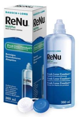 RENU MULTI PLUS KONTEINER + KONTAKTLÄÄTSE DESIFINTSEERITUD LAHUS 360ML