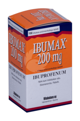 IBUMAX ÕHUKE POLÜMEERKATTEGA TBL 200MG N100