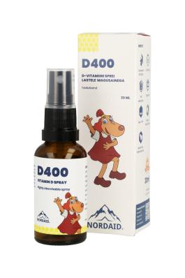 NORDAID VITAMIIN D  SUUKAUDNE SPREI 10MCG LASTELE 30ML