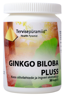 TERVISEPÜRAMIID GINKGO BILOBA PLUSS KAPSLID N30