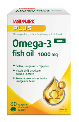 WALMARK OMEGA-3 FORTE KALAÕLI KAPSLID 1000MG N60
