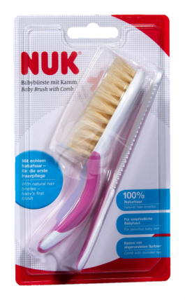 NUK HARI+KAMM BEEBIDELE NATURAALSETE HARJASTEGA