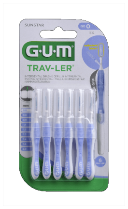 GUM HAMBAVAHEHARJAD TRAV-LER SILINDER 0,6MM HELE LILLA N6