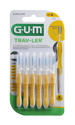 GUM HAMBAVAHEHARJAD TRAV-LER KOONUS 1,3MM KOLLANE N6