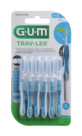GUM HAMBAVAHEHARJAD TRAV-LER KOONUS 1,6MM SININE N6