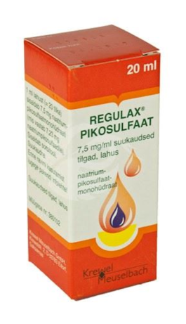 REGULAX PIKOSULFAAT SUUKAUDSED TILGAD LAHUS 7.23MG 1ML 20ML N1
