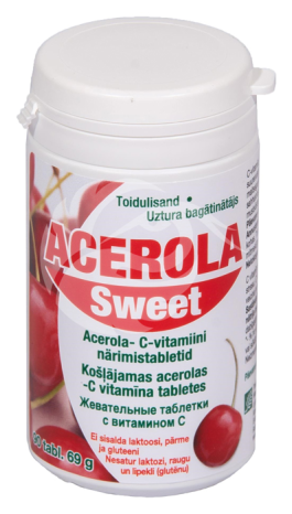ACEROLA SWEET TBL 75MG N90