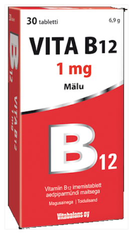 VITA B12 IMEMISTBL 1000MCG N30