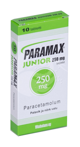 PARAMAX JUNIOR TBL 250MG N10